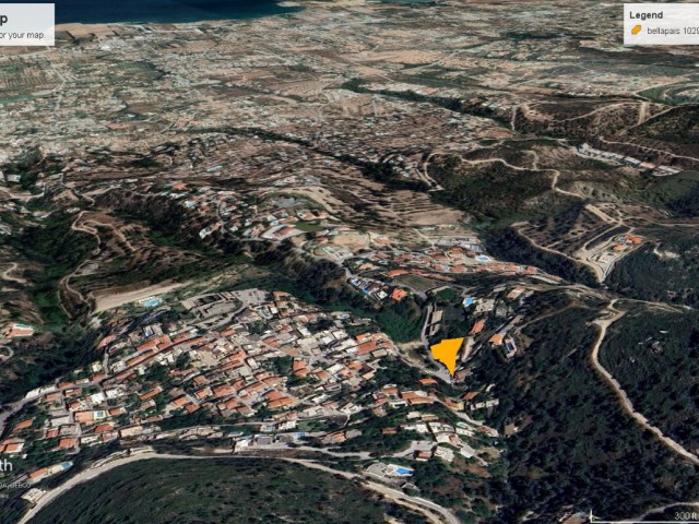 Ballapais da Harika Manzaralı 1029 M2 Butik Otel Projeli Tüm Ruhsatları Ödenmiş İsşaata Hazır Şekelde 450,000 GBP Fiyatı İle Satılık Adem Akın 05338314949 - Fotoğraf 3