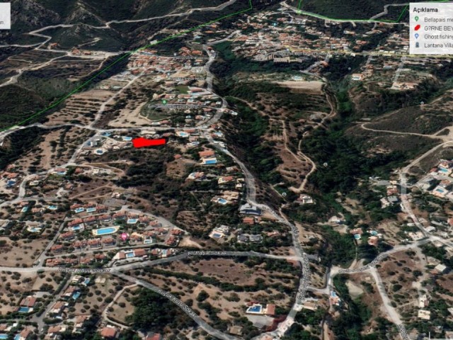 Ballapaiis de Harika Dağ ve Deniz Manzarası İle Satılık 1000 M2 Willa Yapımına Uygun Arsa Toplam Fiyatı 220,000 GBP Adem Akın 05338314949+ - Fotoğraf 2