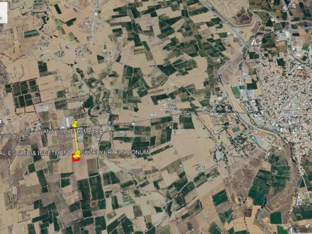 GÜZELYURT DA ANA YOL CEPHELİ SÜPER KONUM DA SATILIK 3,5 DÖNÜM ARAZİ ADEM AKIN 05338314949