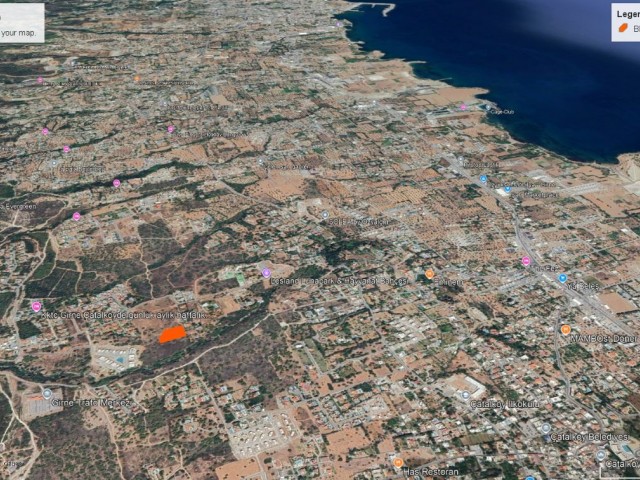 Girne Ballapais de Deniz Manzaralı Süper Locacion da Satılık 4 Dönüm Arazi Adem Akın 05338314949 - Fotoğraf 3