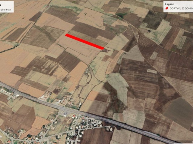 Dörtyol da Şehir Manzaralı Yatırımlık 30 Dönüm Fasıl 96 Satılık Arazi Dönüm Fiyatı 12,000 GBP Adem Akın 05338314949 - Fotoğraf 3