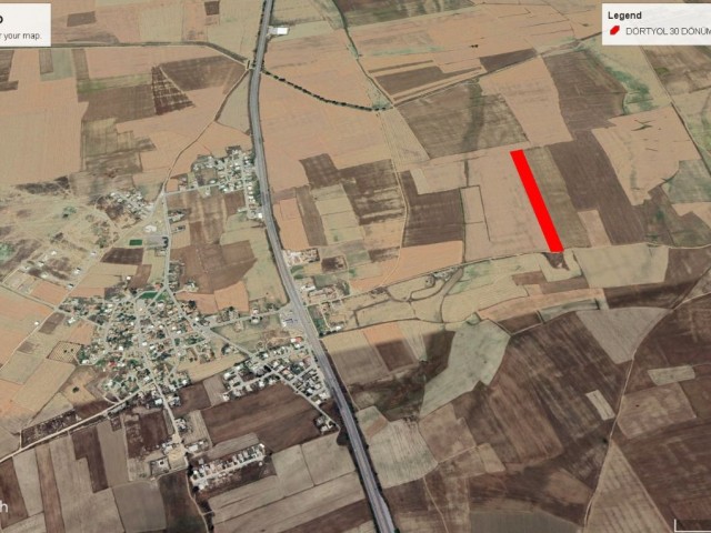 Dörtyol da Şehir Manzaralı Yatırımlık 30 Dönüm Fasıl 96 Satılık Arazi Dönüm Fiyatı 12,000 GBP Adem Akın 05338314949 - Fotoğraf 4
