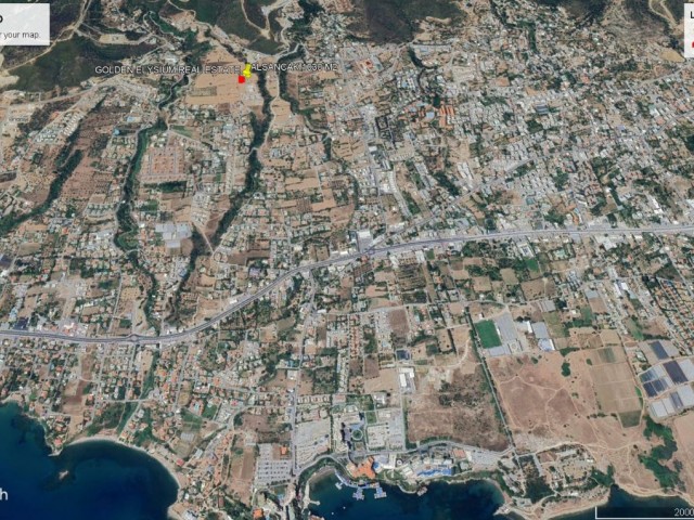 ALSANCAK DA DENİZ MANZARALI SÜPER KONUMDA EŞDEĞER KOÇANLI SATILIK 1020 M2 ARSA FİYATI 225,000 GBP ADEM AKIN 05338314949