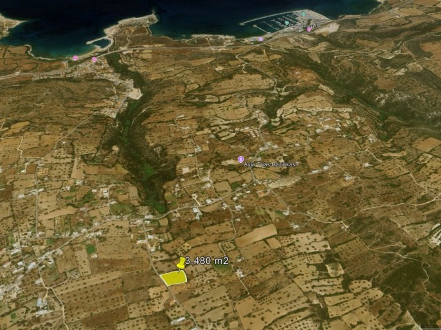 Not : 150,000 GBP Sipakide Mükkemel Deniz ve Marina Manzaralı Satılık 2,5 Dönüm Arazi Adem Akın 053383149498 - Fotoğraf 3