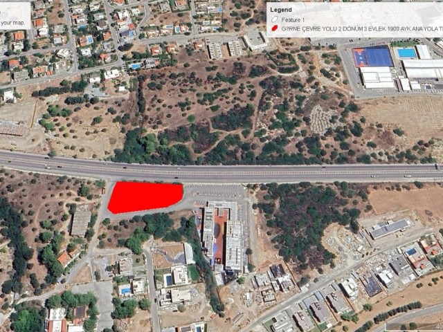 Girne Zeytinlik Bölgesi Çevre Yolu Üzerinde Ana Yola Temaslı ve Ticari İzinli @ İmarlı Eşdeğer Koçan Satılık 2 Dönüm 3 Evlek 1700 Ayk Arazi Adem Akın 05338314949 - Fotoğraf 3