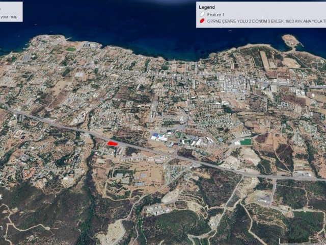 Girne Zeytinlik Bölgesi Çevre Yolu Üzerinde Ana Yola Temaslı ve Ticari İzinli @ İmarlı Eşdeğer Koçan Satılık 2 Dönüm 3 Evlek 1700 Ayk Arazi Adem Akın 05338314949 - Fotoğraf 4