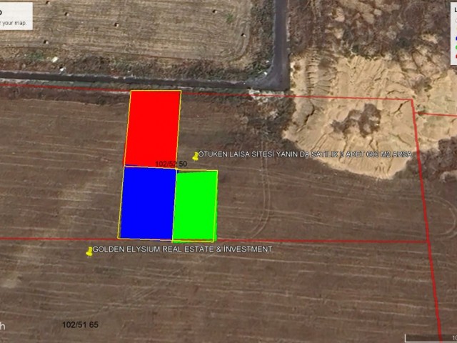 Not: İskele Ötüken de Döveç Laissa Ya 100 Metre Mesafede Süper Locacion da Satılık 3 Parca 600 M2 Arsa Adem Akın 05338314949 - Fotoğraf 4
