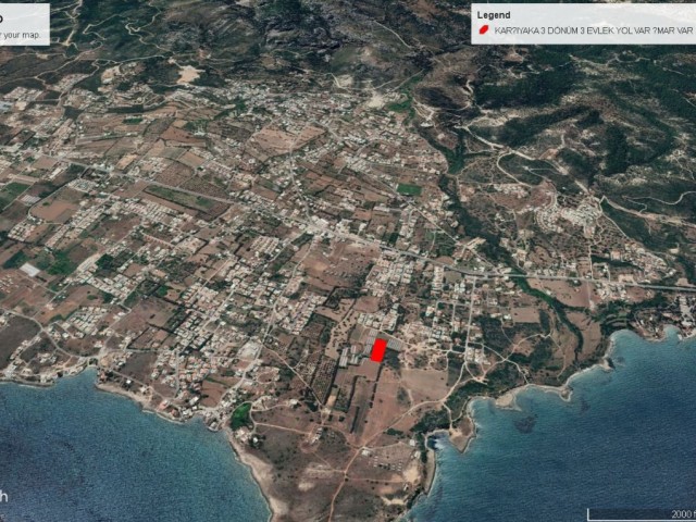 Karşıyaka da Deniz Manzaralı Resmi Yolu ve İmarı Olan Satılık 3 Dönüm 3 Evlek Satılık Arazi Adem Akın 05338314949 - Fotoğraf 2