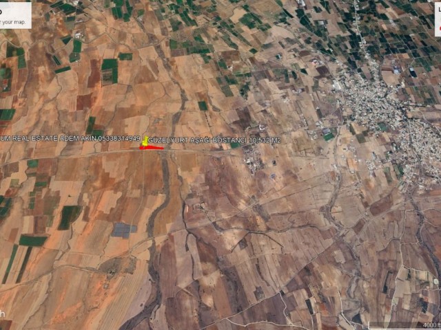 NOT: YARI KAT KARŞILIĞI VEYA DÖNÜM FİYATI : 70,000 GBP : GÜZELYIRT AŞAĞIBOSTANCI DA YOLAN TEMASLI 32 DÖNÜM 1 EVLEK % 220 İMARLI 10 KAT İZİNLİ SATILIK ARAZİ ADEM AKIN 05338314949