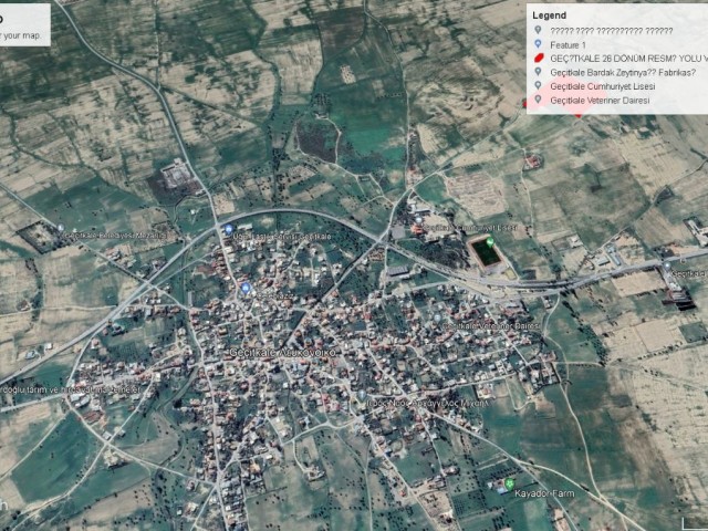 Geçitkale Merkezde Yolu ve İmarı Olan Fasıl 96 İmarlı Satılık 26 Dönüm Arazi Adem Akın 05338314949 - Fotoğraf 2