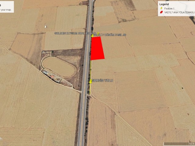Not: Dönüm Fiyatı 70,000 GBP : Mağusa Lefkoşa Ana Yol Üzerin de Servis Yolu Olan ve Fasıl 96 Satılık 7 Dönüm Arazi Adem Akın 05338314949 - Fotoğraf 2
