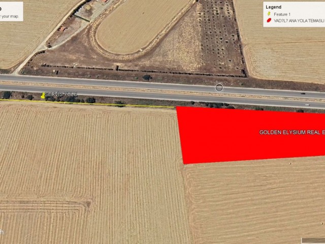 Not: Dönüm Fiyatı 70,000 GBP : Mağusa Lefkoşa Ana Yol Üzerin de Servis Yolu Olan ve Fasıl 96 Satılık 7 Dönüm Arazi Adem Akın 05338314949 - Fotoğraf 4