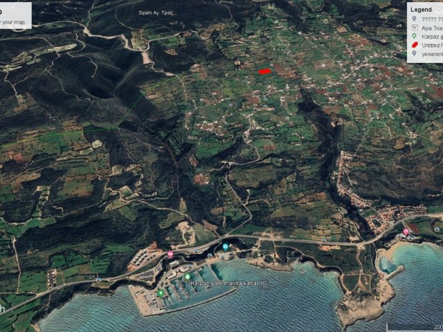 Sipahide Dağ ve Deniz Manzaralı Satılık 4 Dönüm 1 Evlek Arazi Adem Akın 05338314949 - Fotoğraf 3