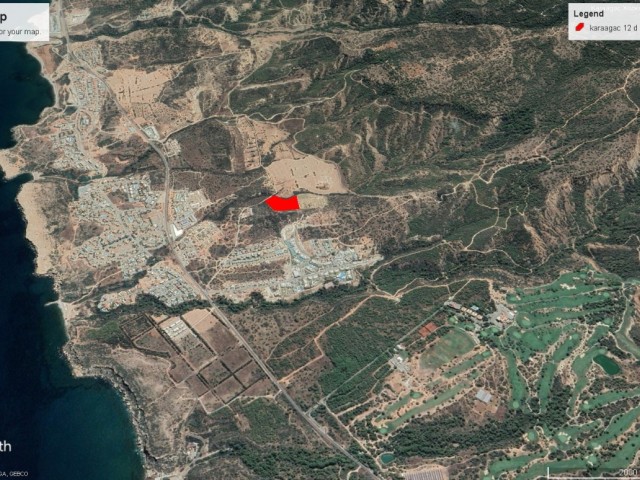 Karağaç de Deniz Manzarali Harika Konumda Satılık 12.3 Dönüm Arazi - Fotoğraf 3
