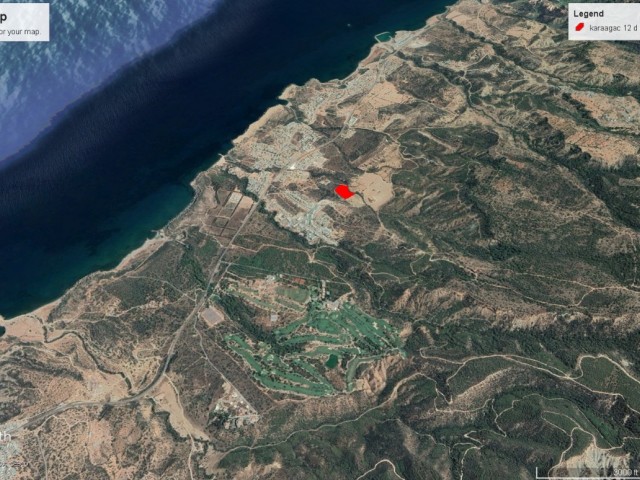 Karağaç de Deniz Manzarali Harika Konumda Satılık 12.3 Dönüm Arazi - Fotoğraf 4