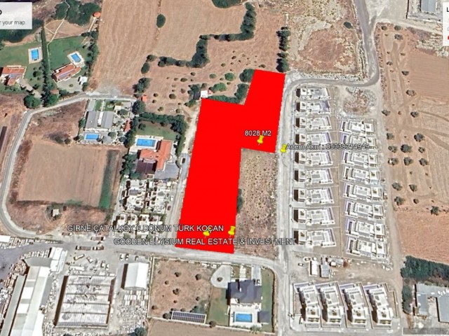 Not : Dönüm Fiyatı : 375,000 GBP : Ozanköy de Süper Konum da ve Net Deniz Manzaralı 6 Dönüm Türk Koçanlı Satılık Arazi Adem Akın 05338314949 - Fotoğraf 3