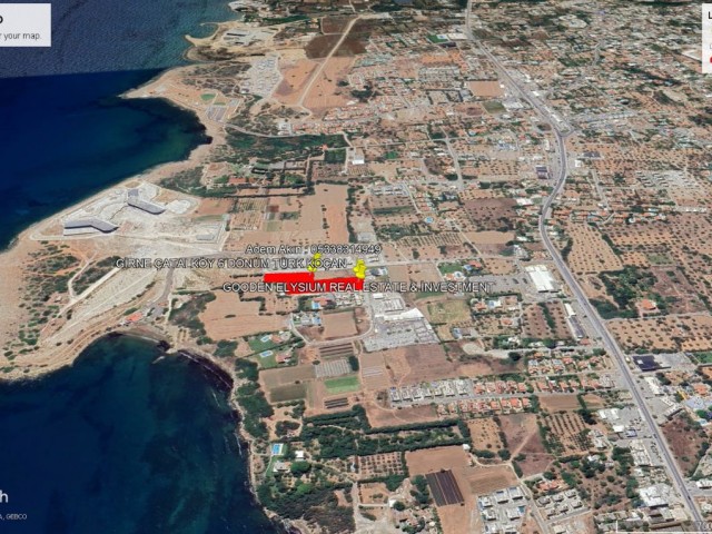Not : Dönüm Fiyatı : 375,000 GBP : Ozanköy de Süper Konum da ve Net Deniz Manzaralı 6 Dönüm Türk Koçanlı Satılık Arazi Adem Akın 05338314949 - Fotoğraf 4